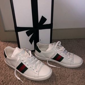 Gucci Ace Leather Sneakers Size 7